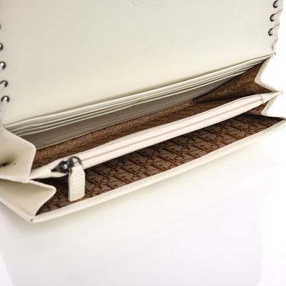 Christian Dior Calfskin Heart Wallet White 5 of 8