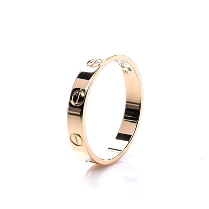 Cartier 18K Yellow Gold 3.5mm LOVE Wedding Band Ring 58 8.25 4 of 7