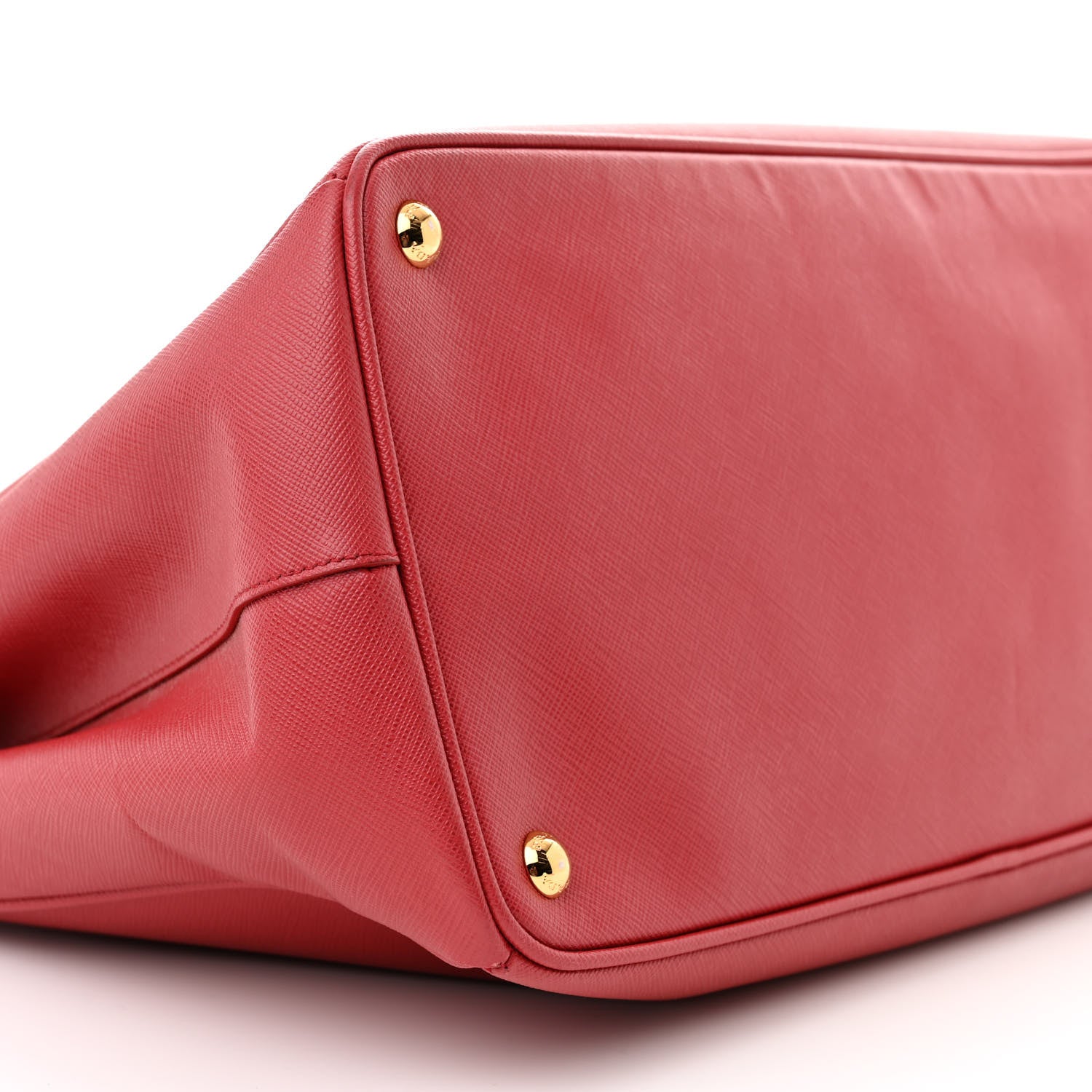 Prada Saffiano Lux Large Tote Fuoco 8 of 10