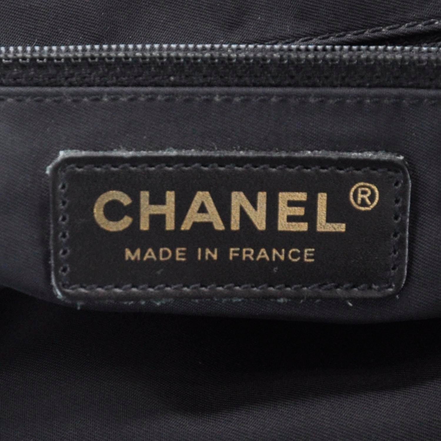 Chanel Nylon Travel Tote Black 6 of 9