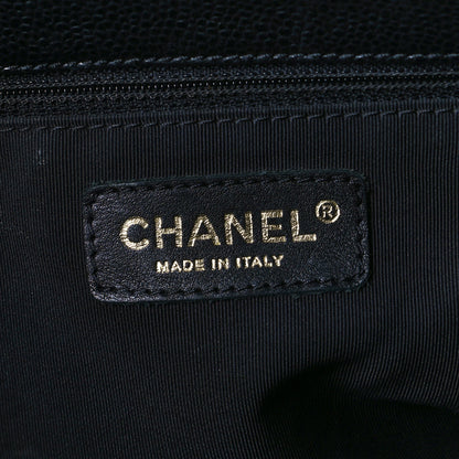 Chanel Caviar Quilted Grand Shopping Tote GST Black 7 of 8