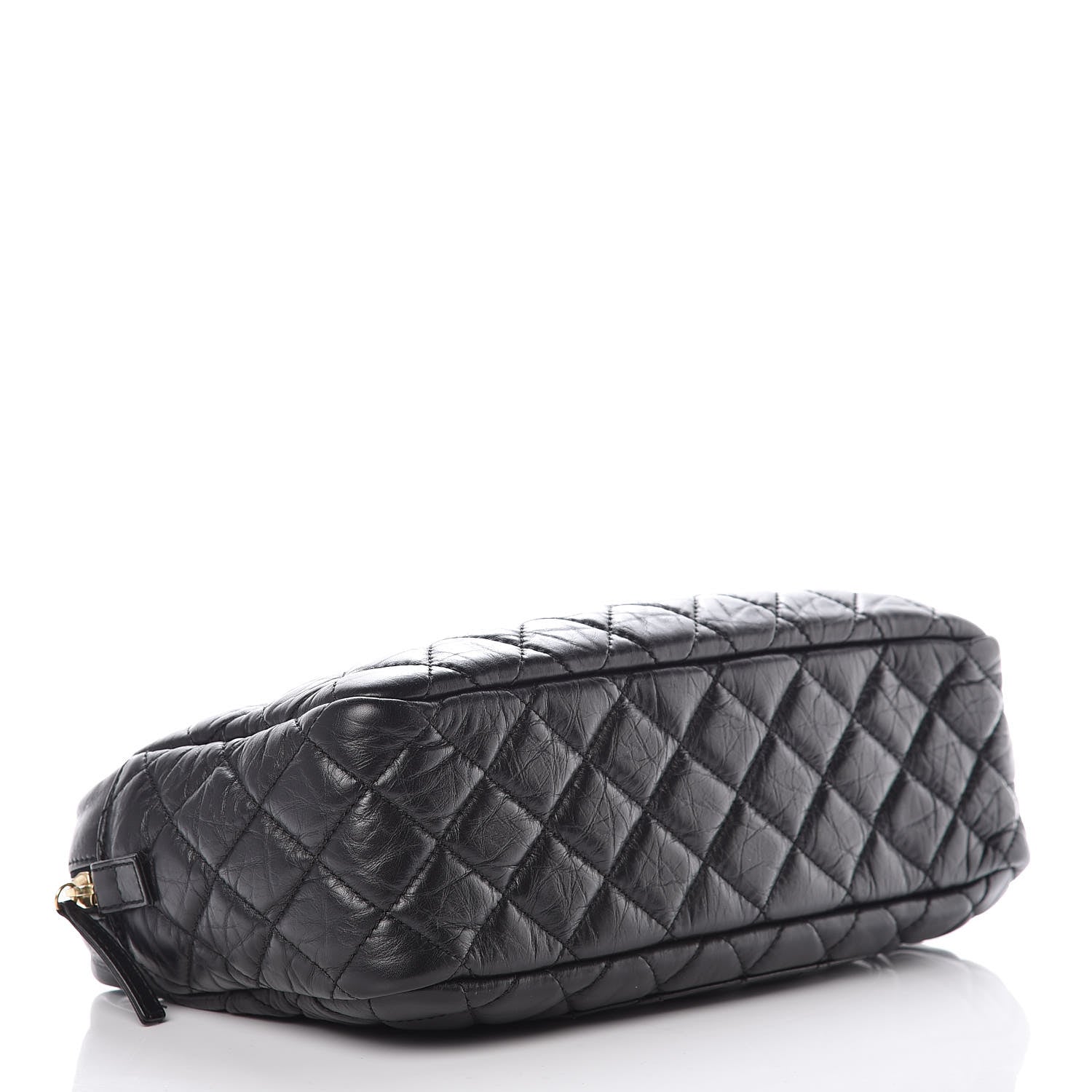 Chanel Aged Calfskin Quilted Medium Reissue Camera Case Black 4 of 13