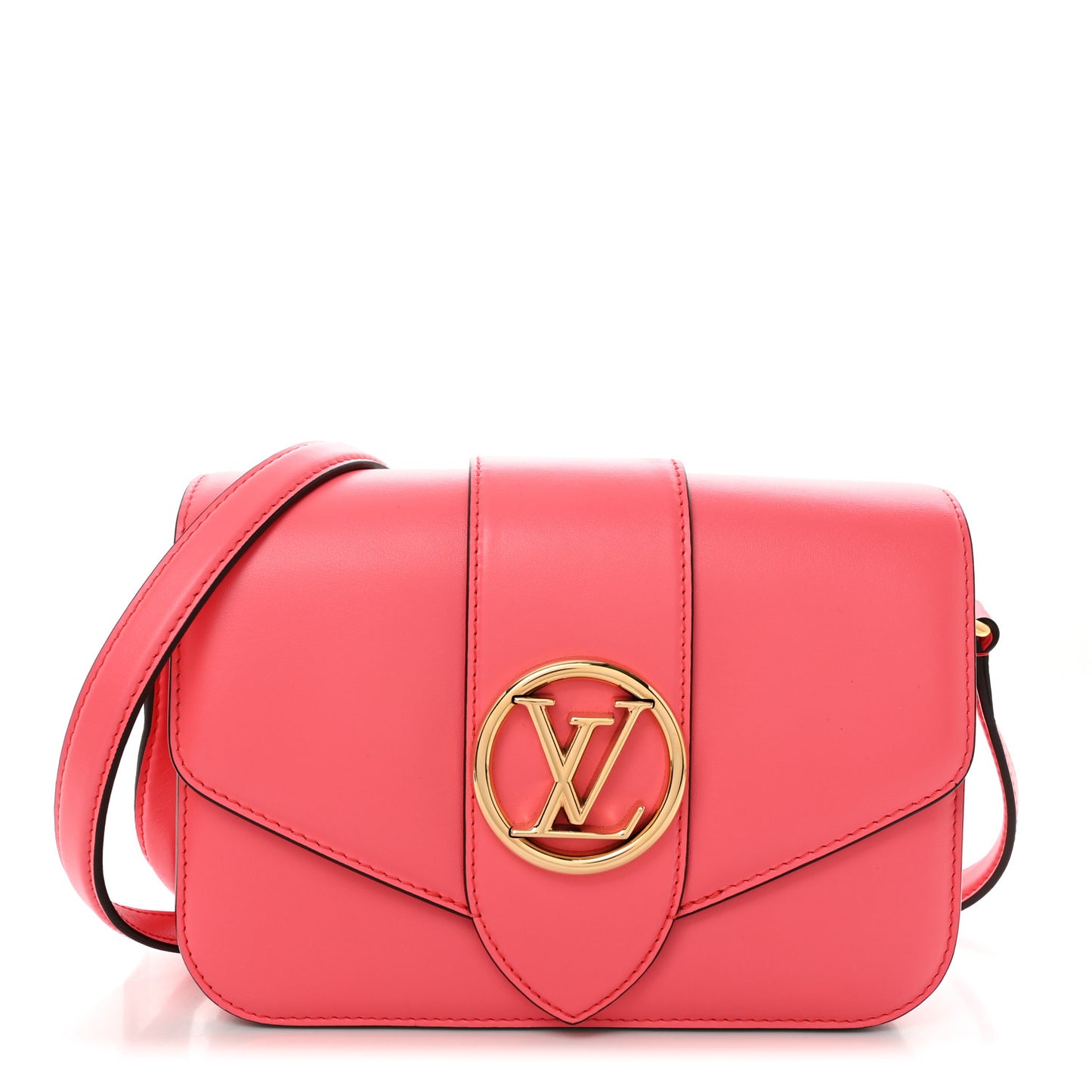 Smooth Calfskin LV Pont 9 Dahlia