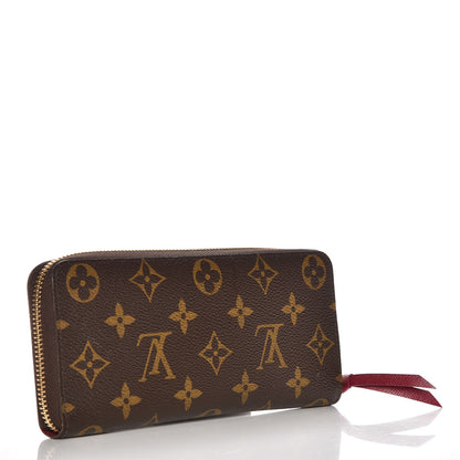 Louis Vuitton Monogram Clemence Wallet Fuchsia 3 of 8