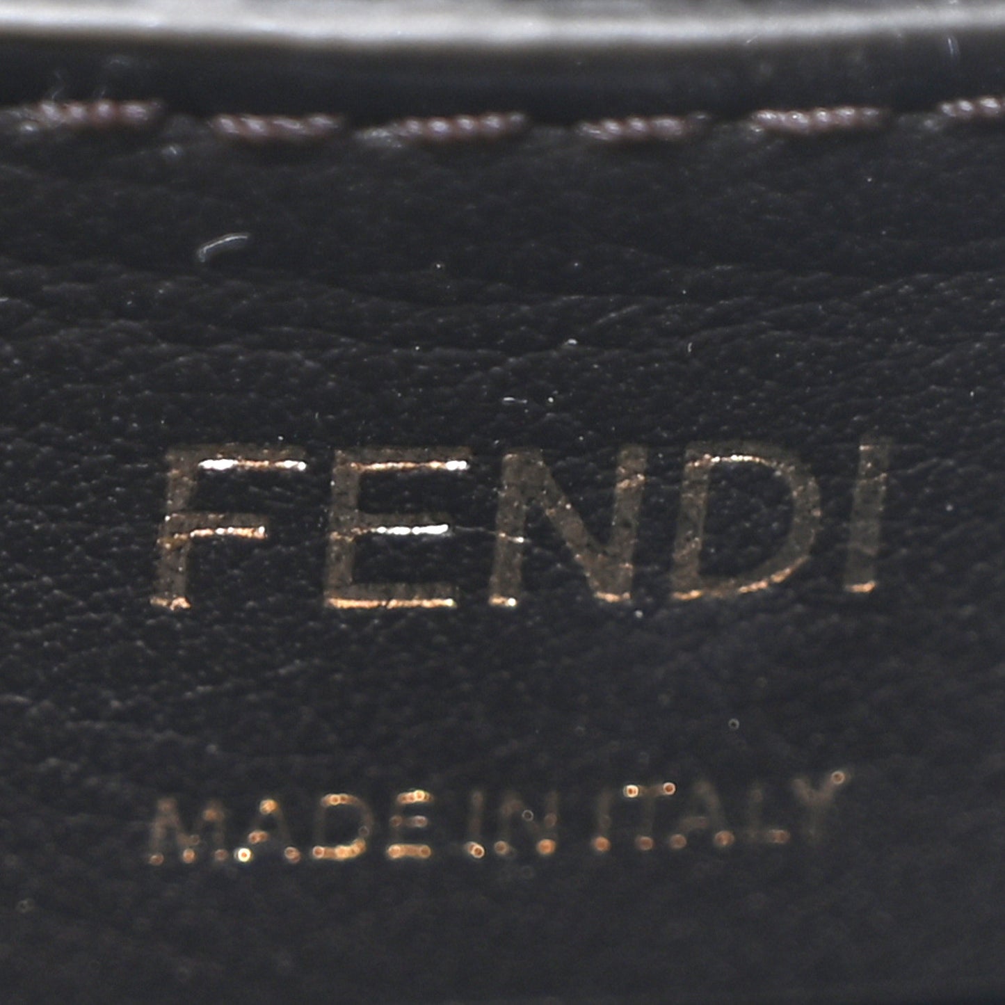 Denim Vitello King F is Fendi FF Embroidered Mini Mon Tresor Bucket Bag Blue Cuoio