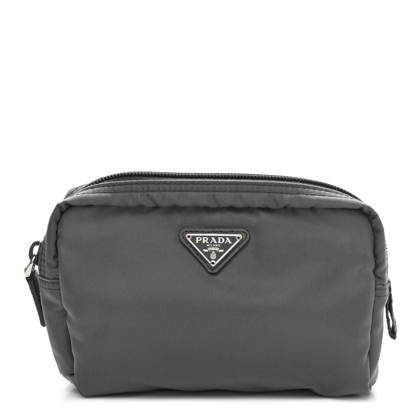 Tessuto Nylon Vela Cosmetic Pouch Ardesia