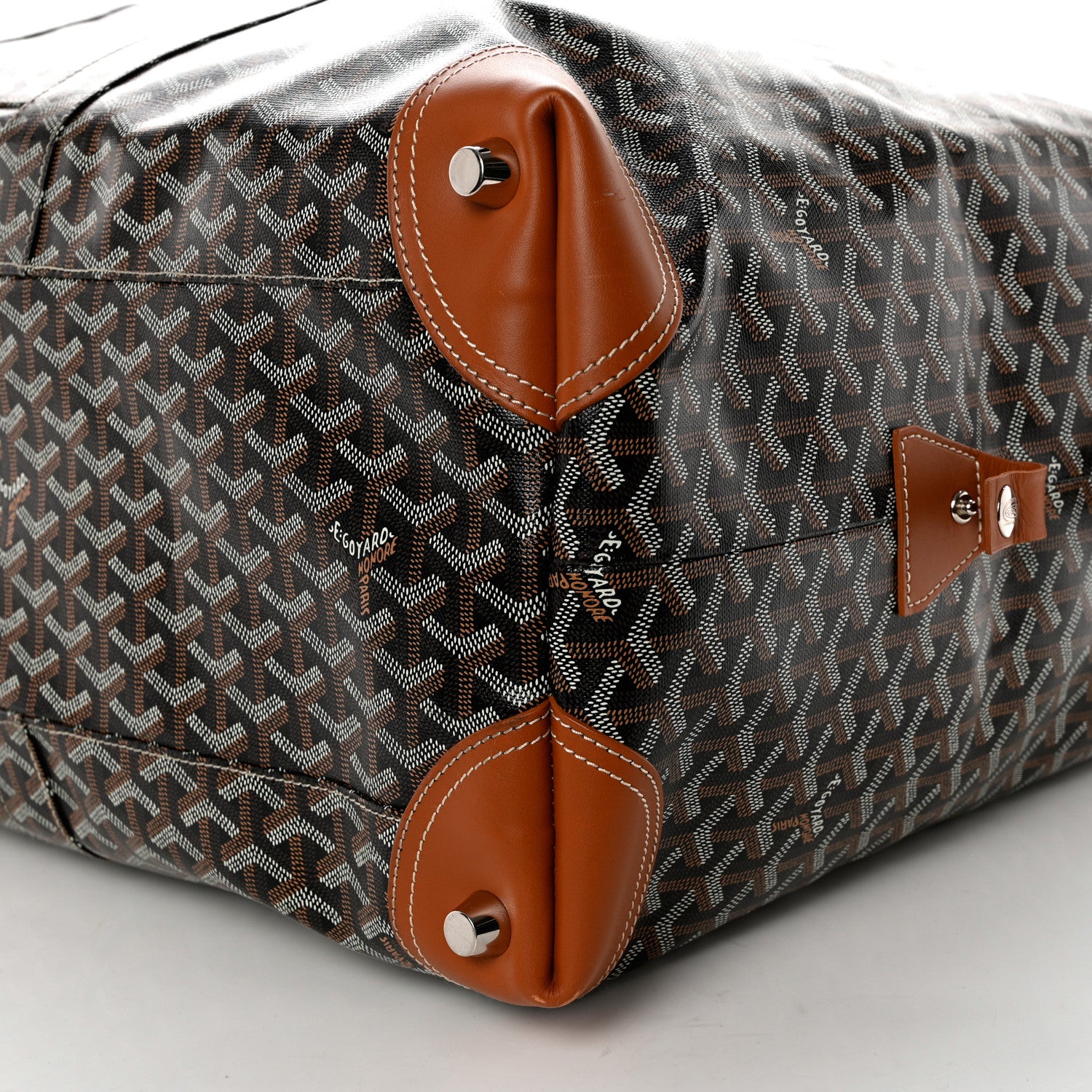 Goyard Goyardine Boeing 65 Black Gold 9 of 12