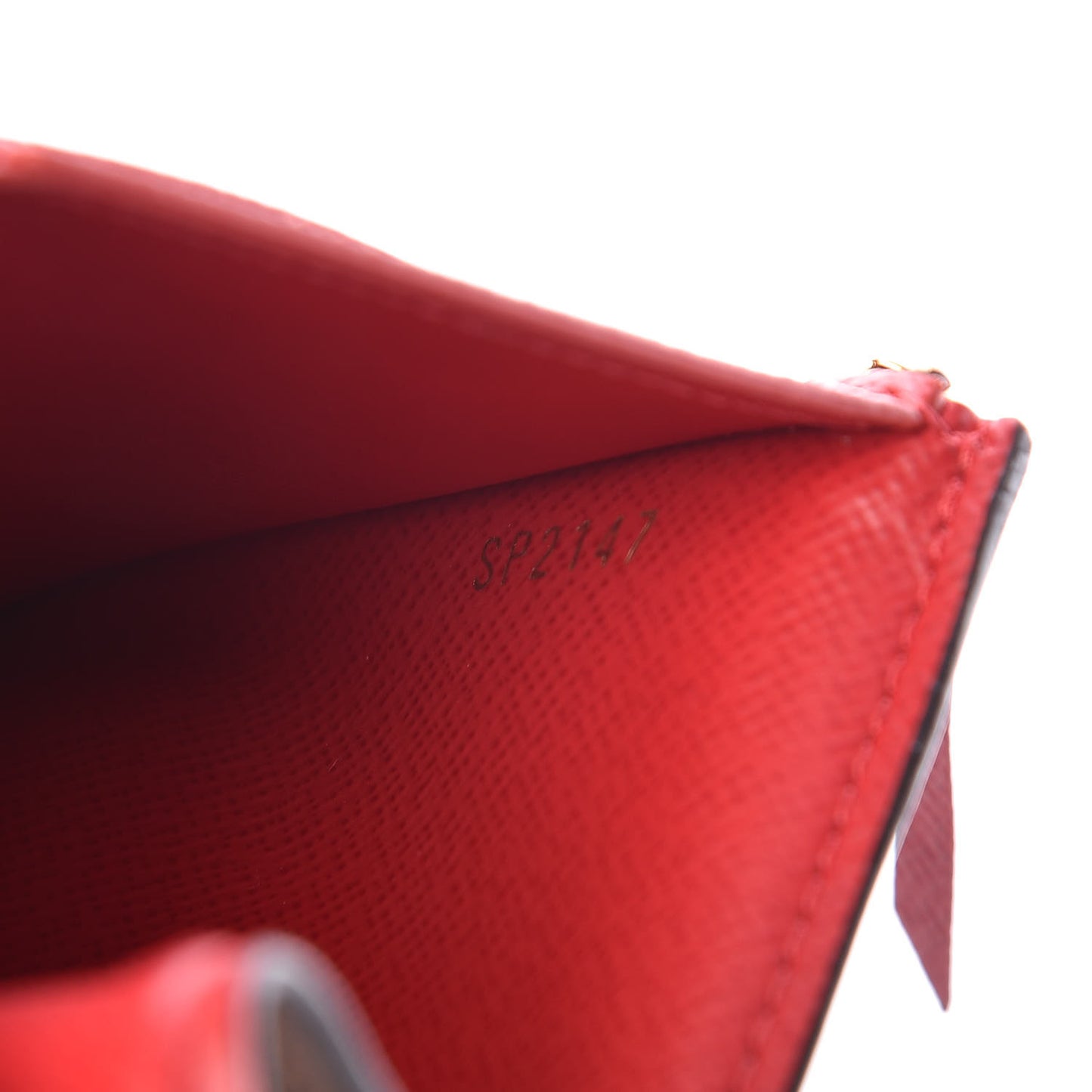 Damier Ebene Victorine Wallet Red