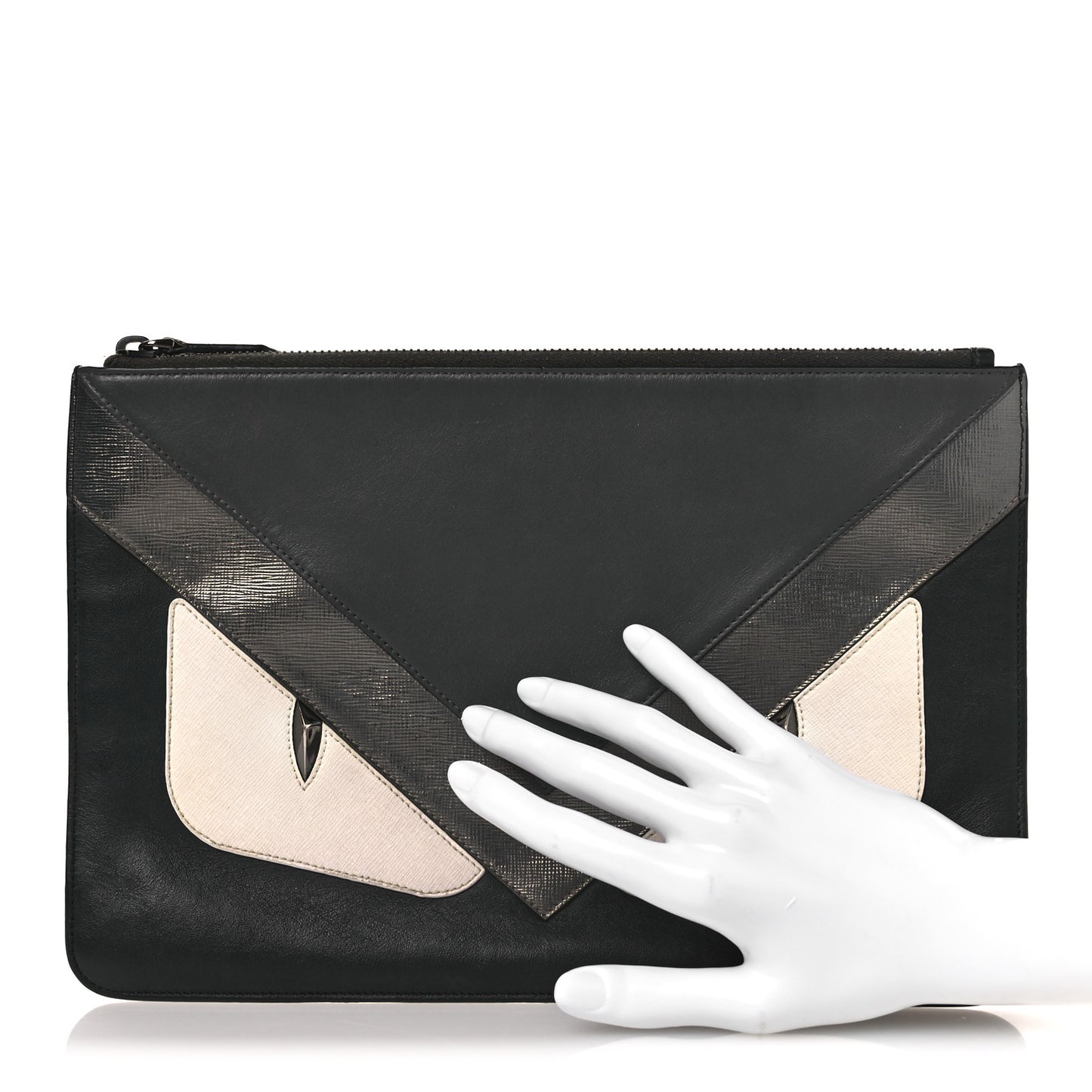 Vitello Century Elite Monster Eyes Pouch Black Graphite
