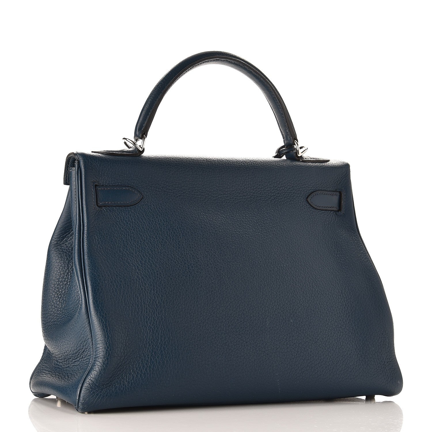 Hermes Taurillon Clemence Kelly Retourne 32 Bleu De Prusse 4 of 32