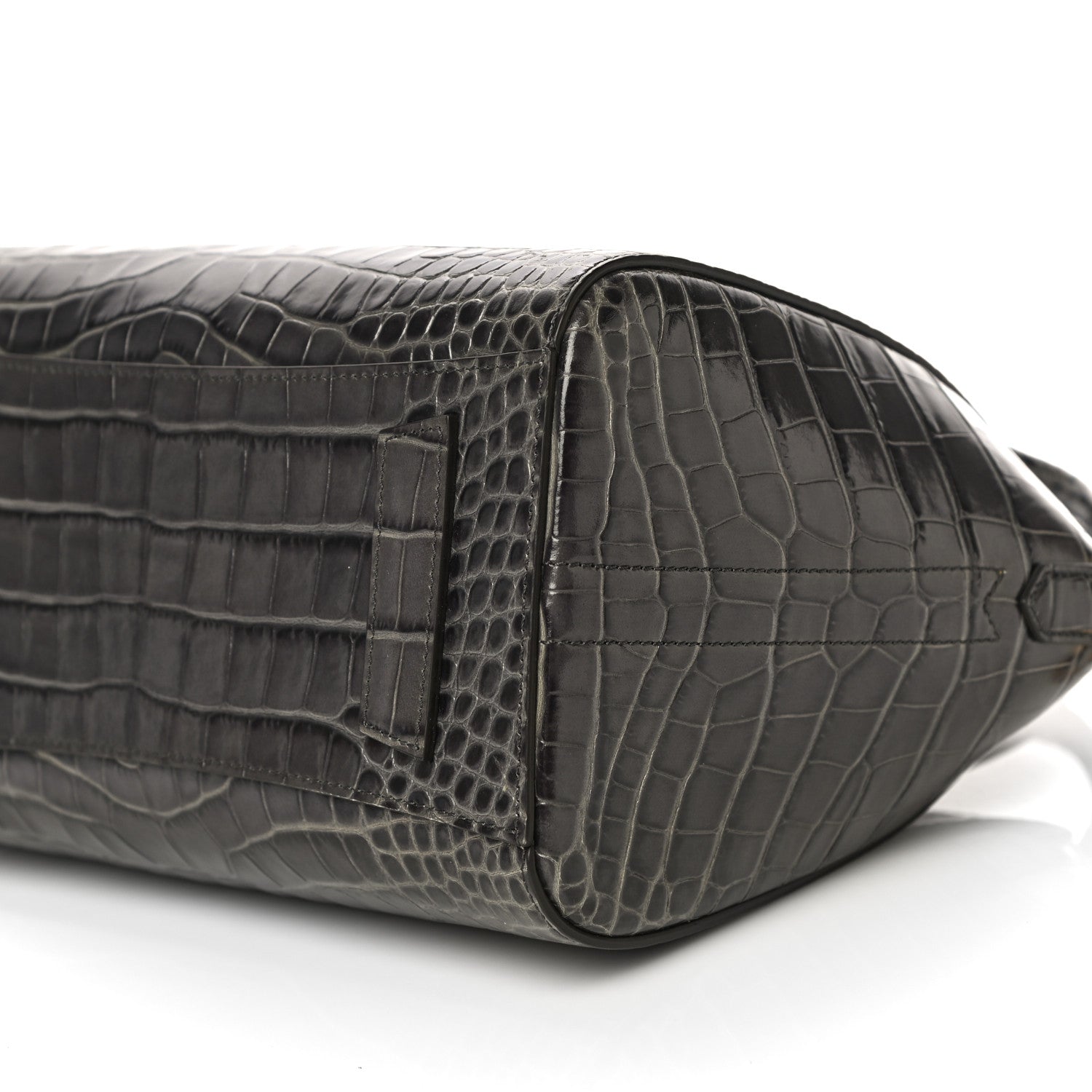 Givenchy Calfskin Crocodile Embossed Small Antigona Storm Grey 9 of 9