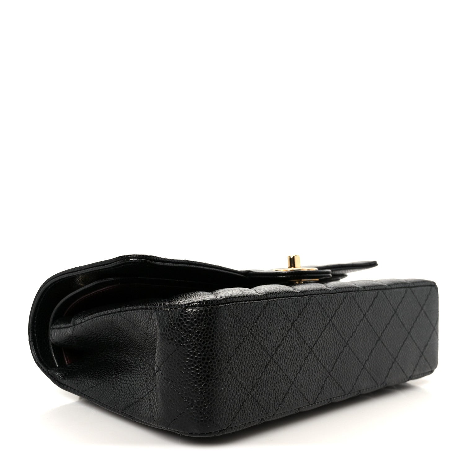 Chanel Caviar Quilted Medium Double Flap Black 4 of 12