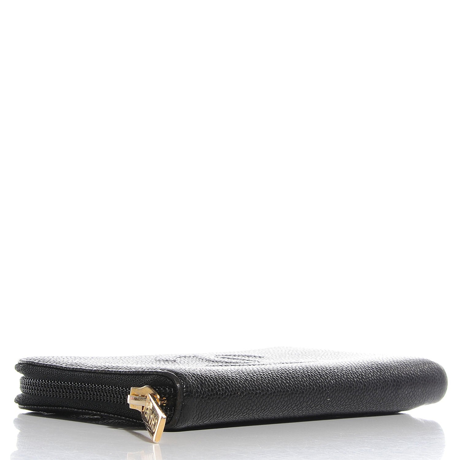 Chanel Caviar Large Timeless CC Zip Around Wallet Black 4 of 9