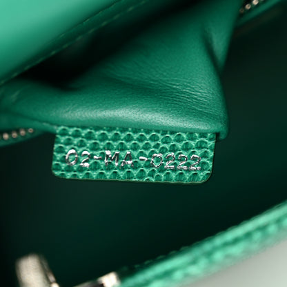 Christian Dior Lizard Swarovski Crystal Mini Lady Dior Green 7 of 11