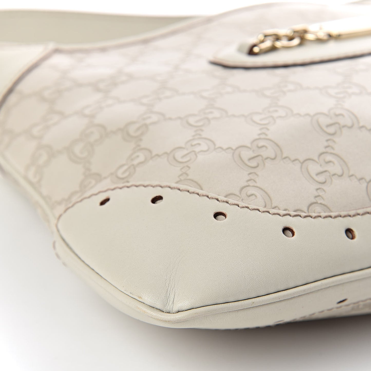 Guccissima Punch Hobo Off White