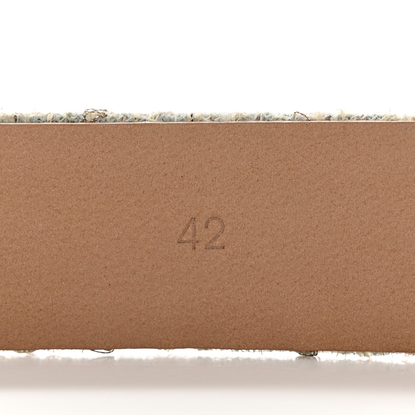 Tweed Crystal CC Belt 80 32 Grey Multicolor