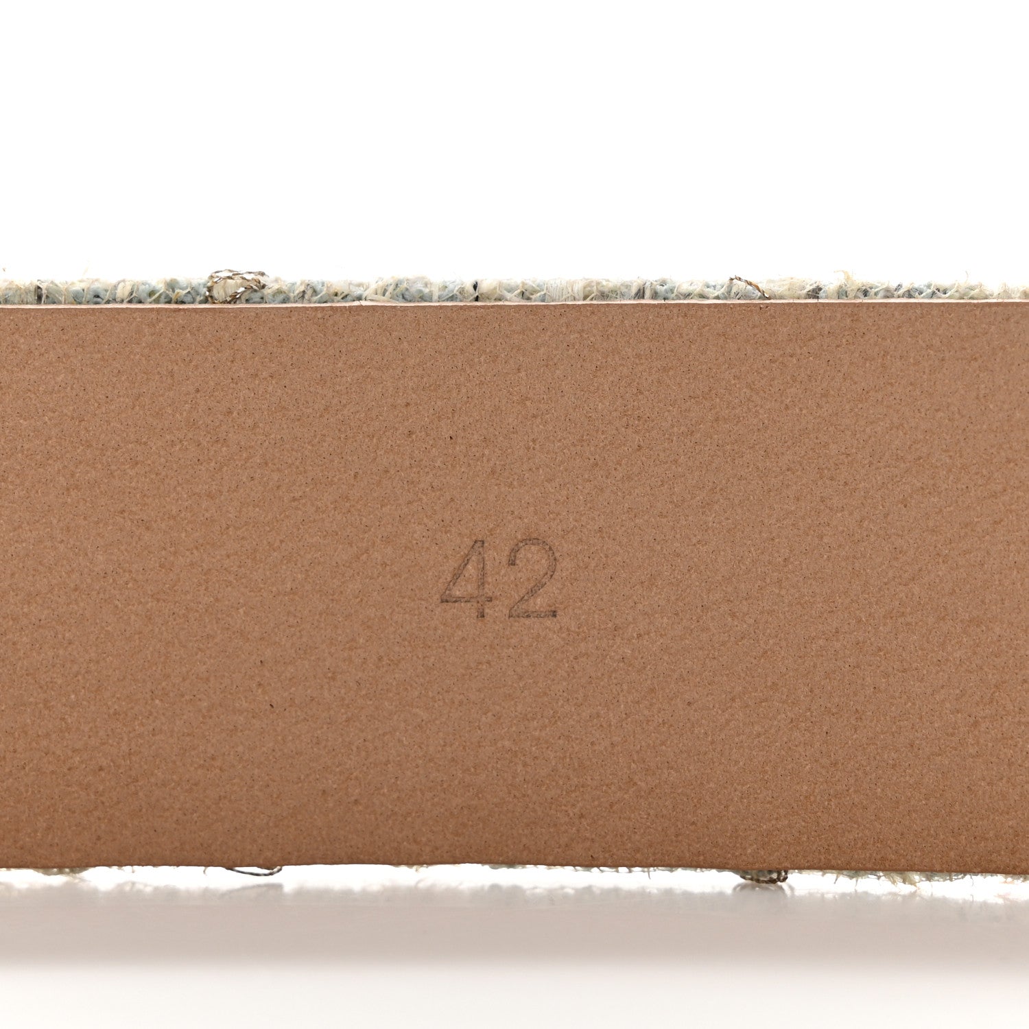 Chanel Tweed Crystal CC Belt 80 32 Grey Multicolor 4 of 7