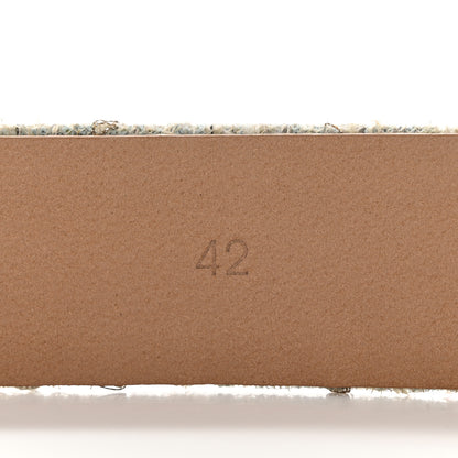 Chanel Tweed Crystal CC Belt 80 32 Grey Multicolor 4 of 7