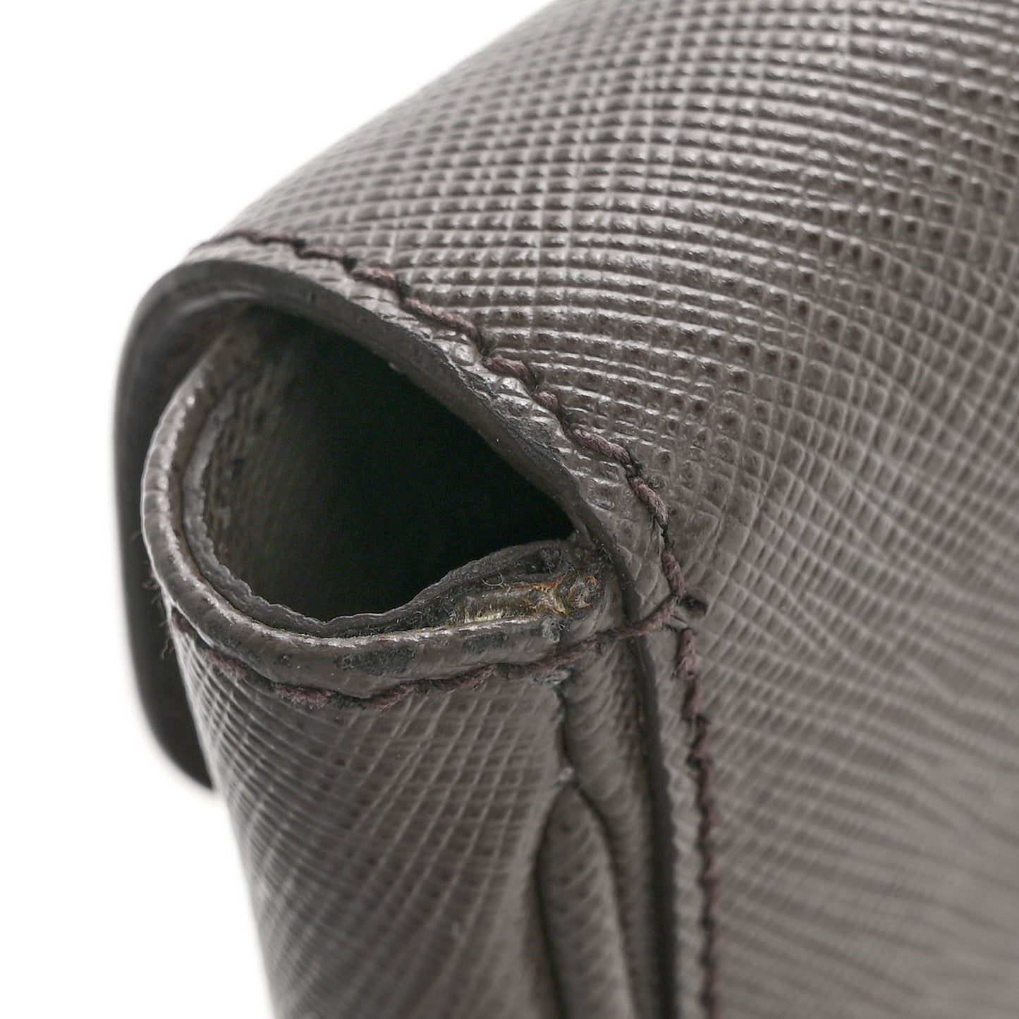 Saffiano Clutch Pouch Grey