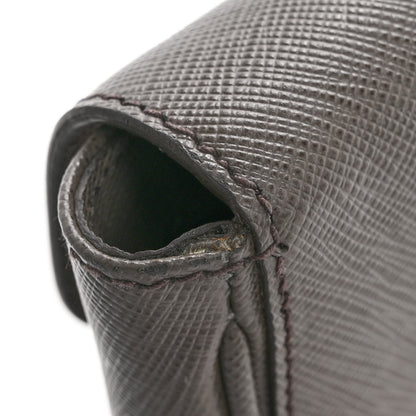 Prada Saffiano Clutch Pouch Grey 12 of 14