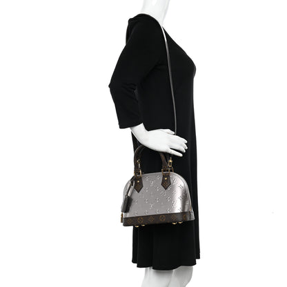 Louis Vuitton Vernis Monogram Alma BB Taupe Metallise 2 of 11