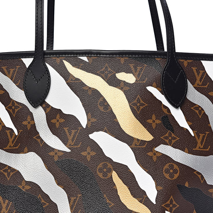 Louis Vuitton X LOL Monogram Neverfull MM Gold Silver 10 of 11