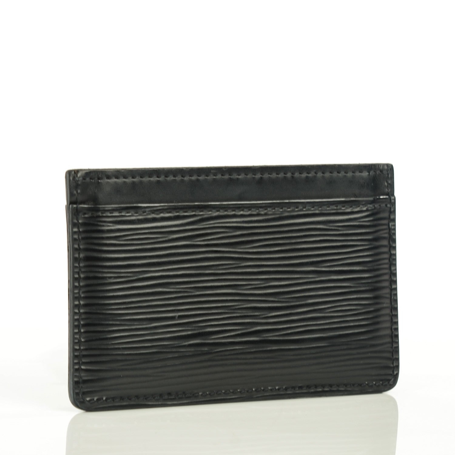 Louis Vuitton Epi Card Holder Black 3 of 7