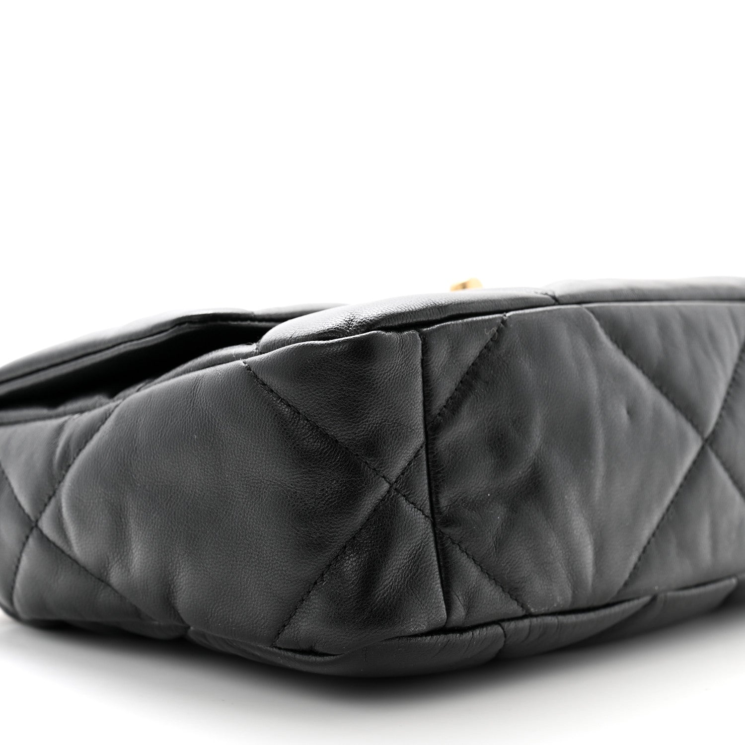 Chanel Lambskin Quilted Medium Chanel 19 Flap Black 9 of 10