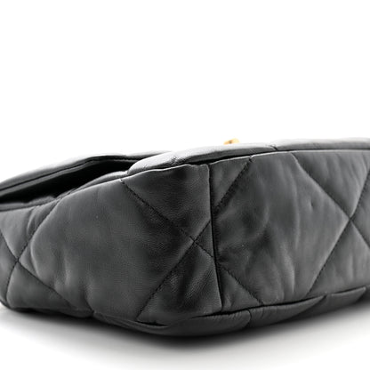 Chanel Lambskin Quilted Medium Chanel 19 Flap Black 9 of 10