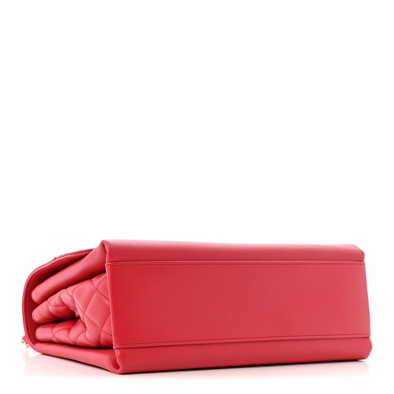Chanel Calfskin Jumbo Tramezzo Flap Red 4 of 13