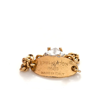 Louis Vuitton Metal Crystal Lady LV Ring Set M Gold 4 of 5