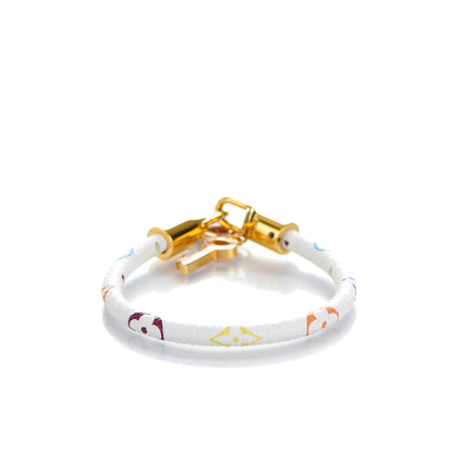 Louis Vuitton Monogram Multicolor Luck It Bracelet 19 White 3 of 3