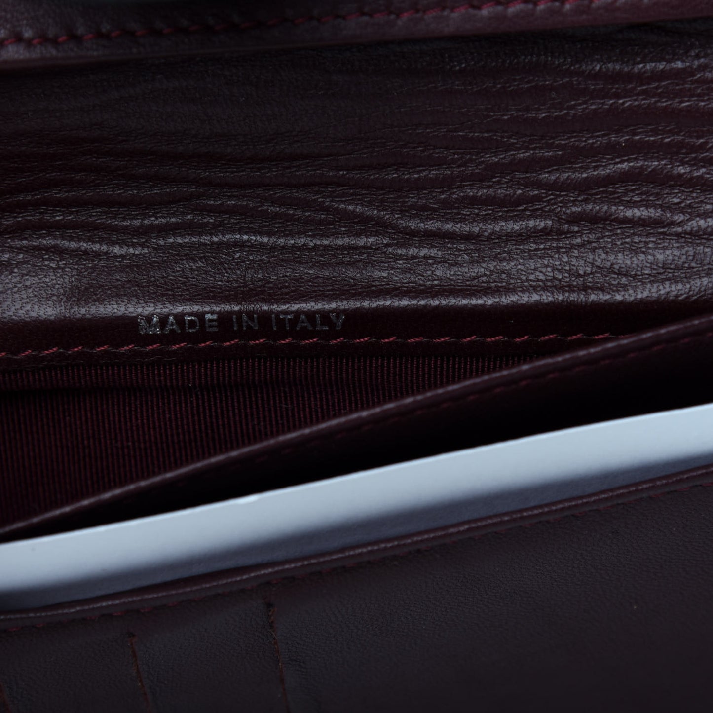 Lambskin Quilted Large Flap Wallet Black