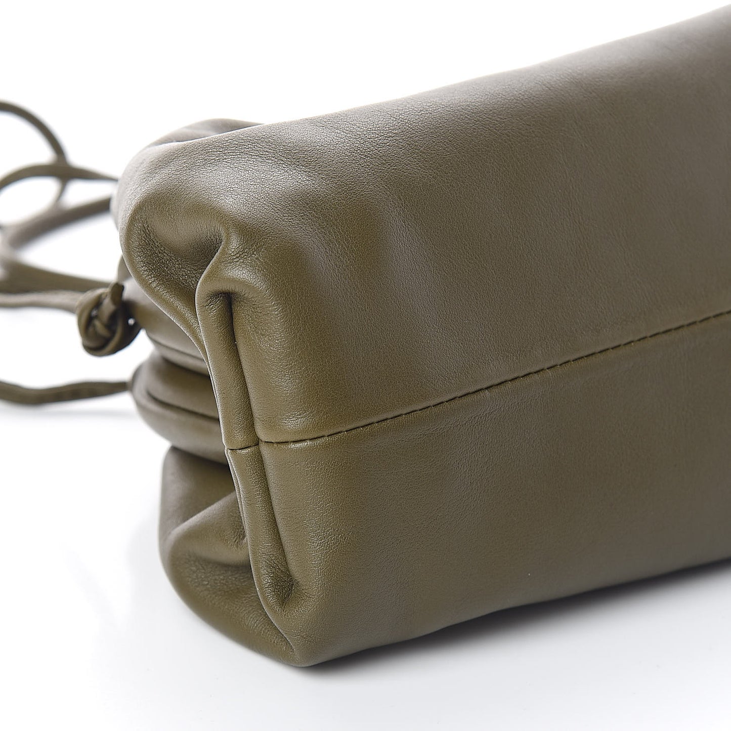 Butter Calfskin The Mini Pouch Kaki Fondente