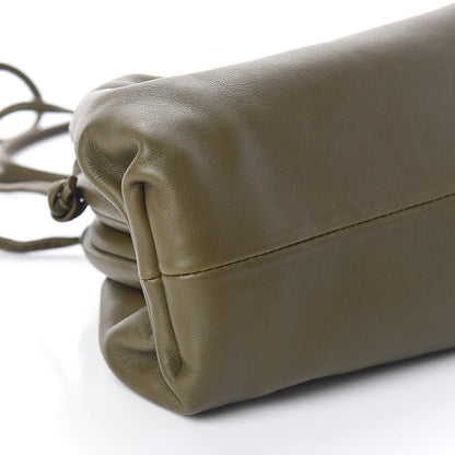 Bottega Veneta Butter Calfskin The Mini Pouch Kaki Fondente 7 of 8