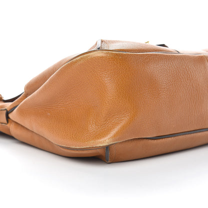 Chloe Grained Lambskin Medium Lexa Shoulder Bag Mustard Brown 26 of 32