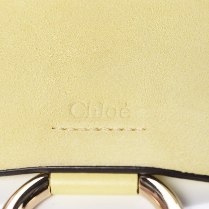 Chloe Suede Calfskin Mini Faye Bracelet Bag Lemonade 8 of 11