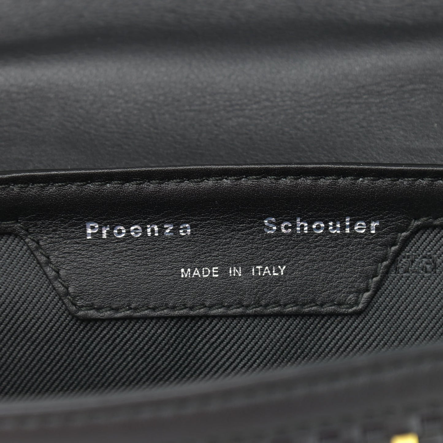 Lambskin Woven Plaid Micro PS1 Satchel Black Butter Toast