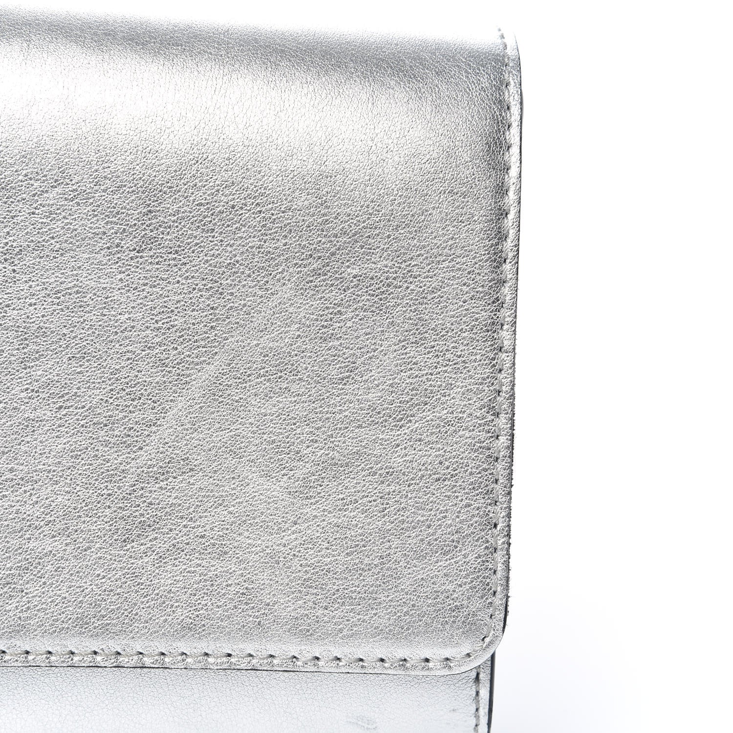 Louis Vuitton Calfskin Neo Sobe Louise EW Clutch Silver 10 of 10