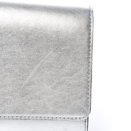 Louis Vuitton Calfskin Neo Sobe Louise EW Clutch Silver 10 of 10