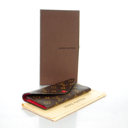 Louis Vuitton Monogram Josephine Wallet Red 4 of 8