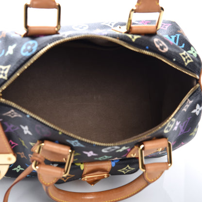 Louis Vuitton Monogram Multicolor Speedy 30 Black 7 of 14