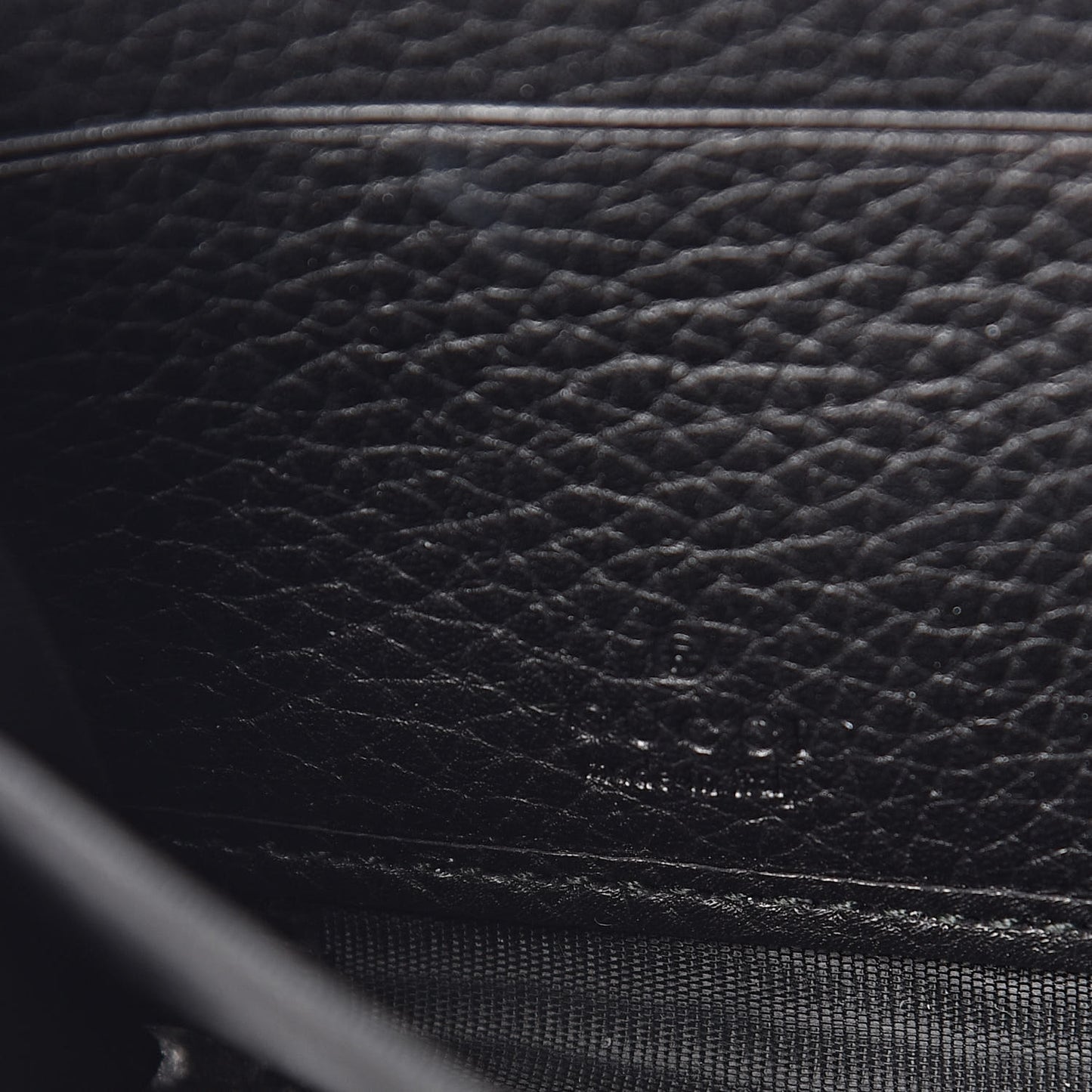 Calfskin Soho Zip Around Wallet Black