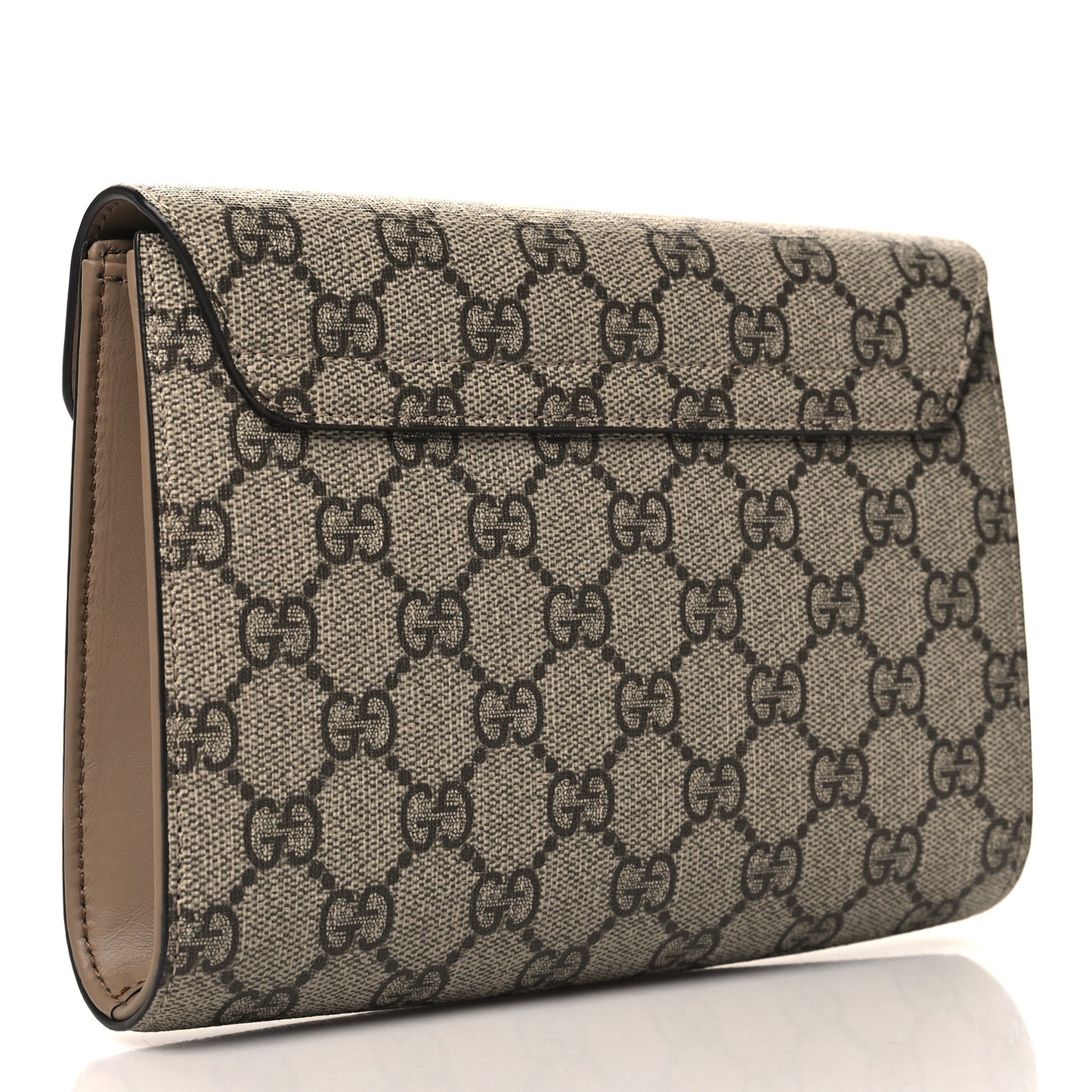 GG Supreme Monogram Dionysus Clutch Taupe