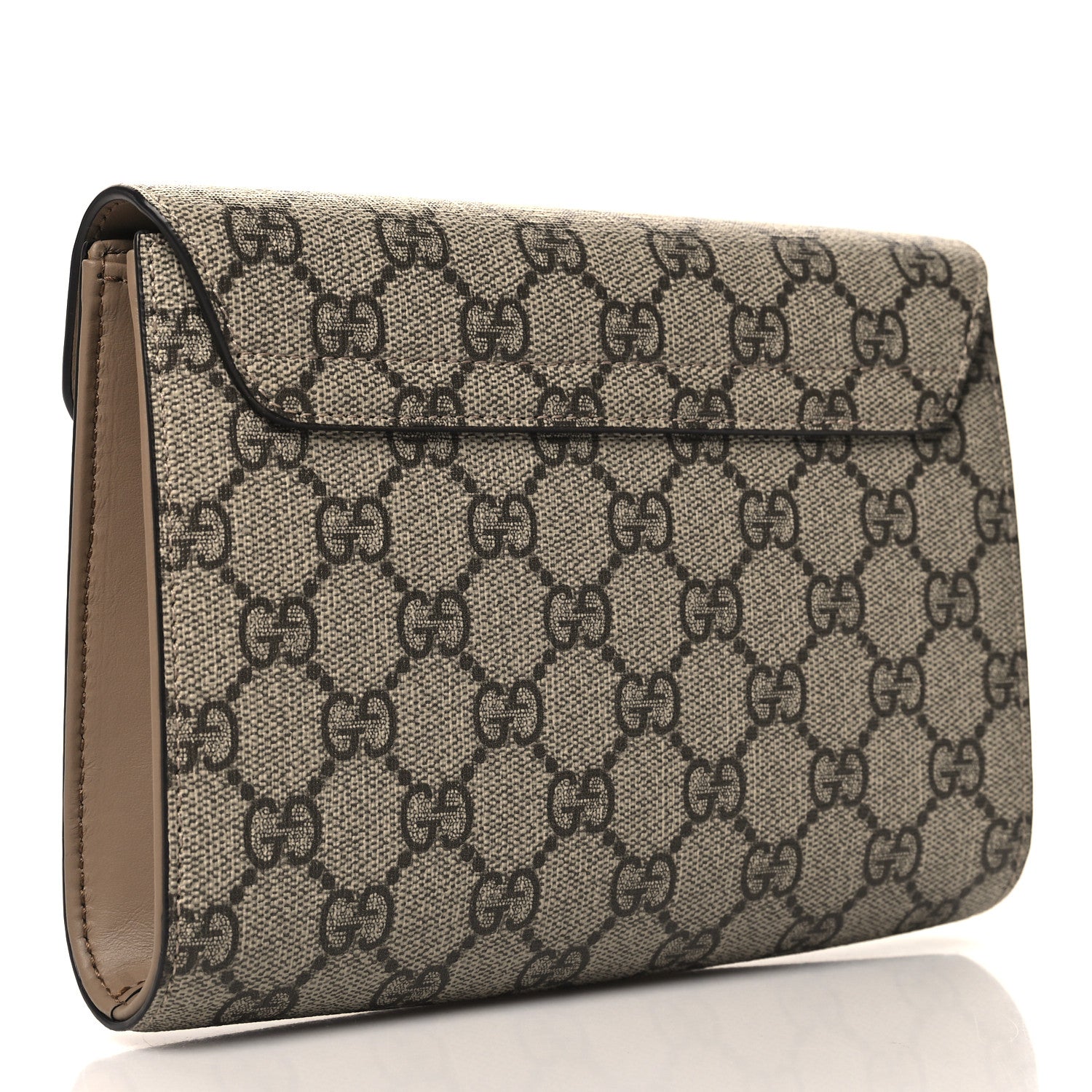 Gucci GG Supreme Monogram Dionysus Clutch Taupe 3 of 10