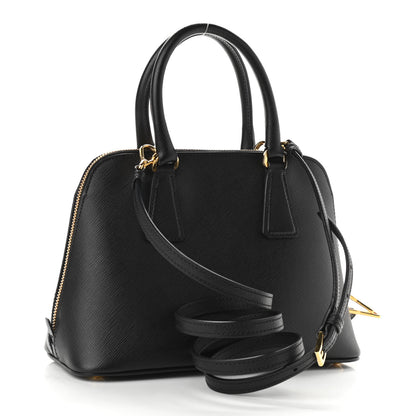 Prada Saffiano Lux Mini Promenade Tote Black 3 of 9