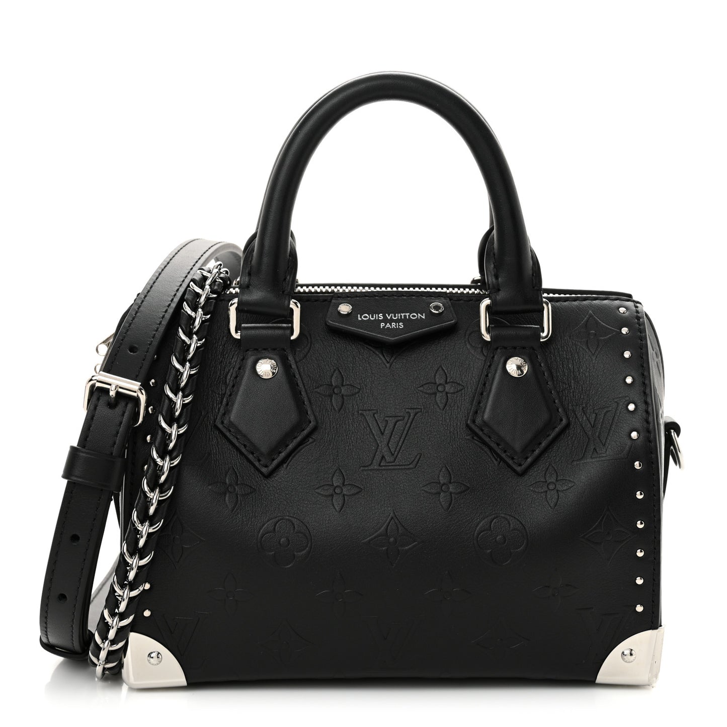 Calfskin Monogram Bold Speedy Trunk 20