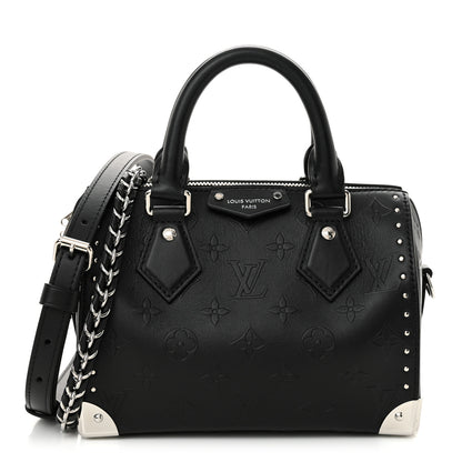 Louis Vuitton Calfskin Monogram Bold Speedy Trunk 20 1 of 10