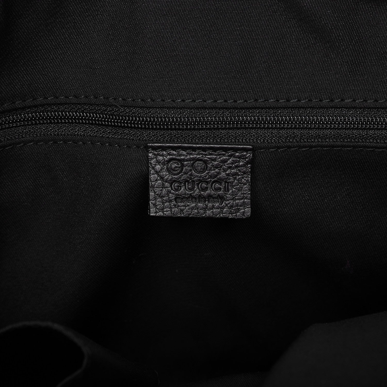 Gucci Nylon Monogram Medium Abbey Tote Black 6 of 10