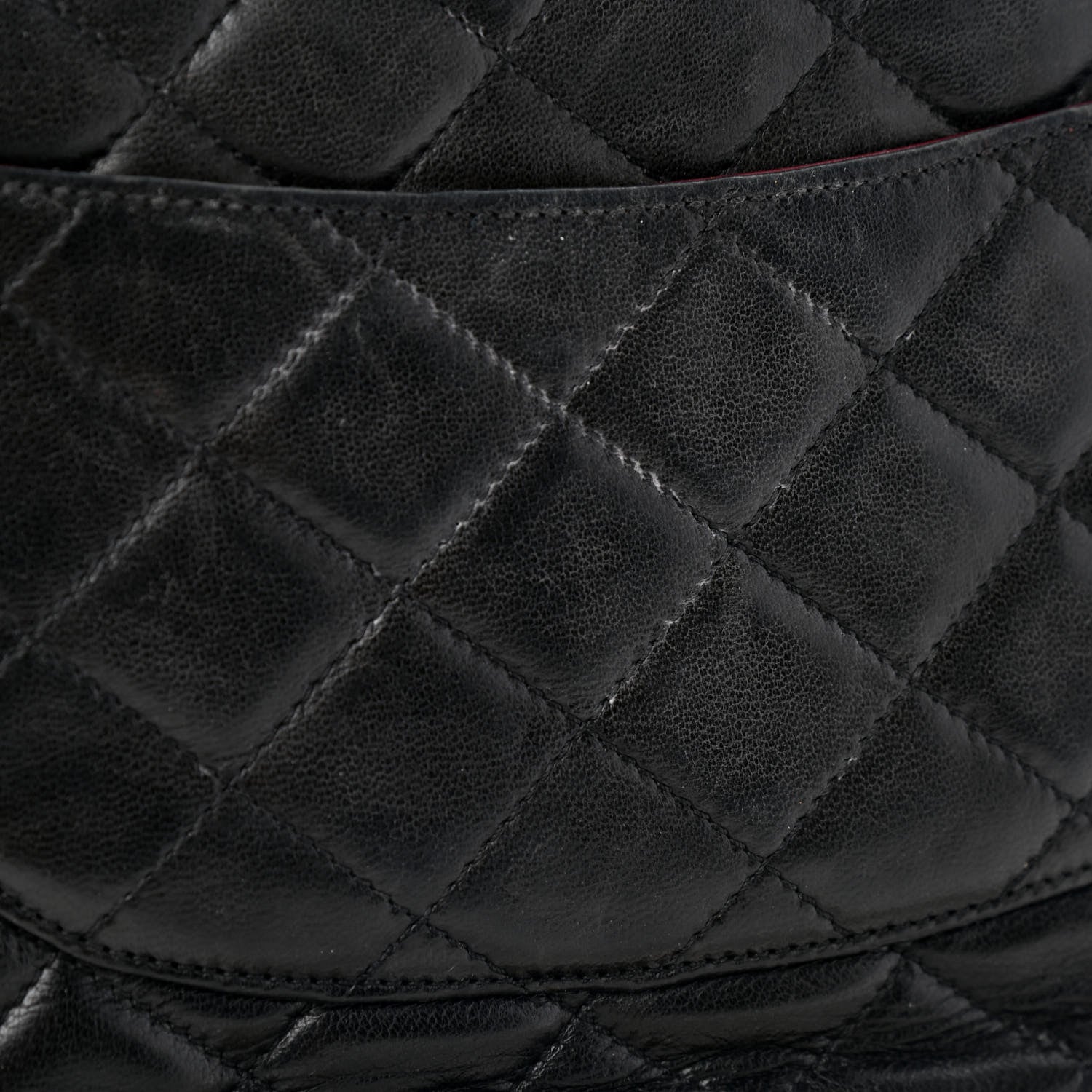 Chanel Lambskin Quilted Medium Double Flap Black 6 of 6